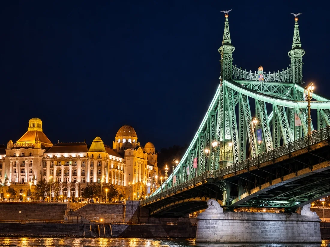 Liberty Bridge and Gellért Baths