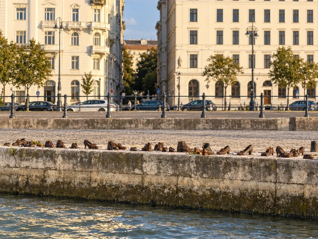 Shoes on the Danube Bank
